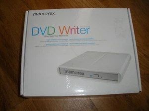 Memorex Slim External DVD Writer DVD 8X CDR 24X MRX-650LE, MRX650LE - Picture 1 of 6