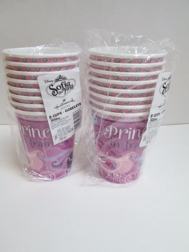 Hallmark Sofia The First 9oz Cups 8pk