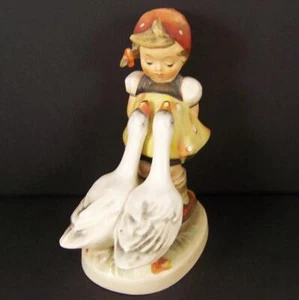 Vtg Hummel Goebel Goose Girl 47/0 Figurine TMK-3 StyBee 1960-72 4.75" W Germany - Picture 1 of 12
