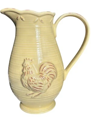 Jarra de gallo de jardín provenzal francés Lenox 10" impecable Foto 1 de 4