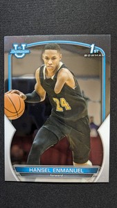 2023 Bowman Chrome University Hansel Enmanuel 1st Bowman