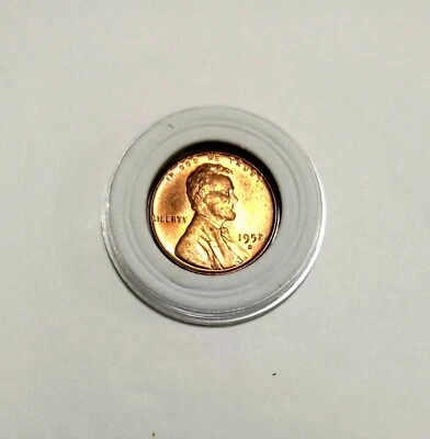 1952-D Lincoln Wheat Cent Penny RED D/D RPM DDO Doubled Die ERROR - Image 1 of 4