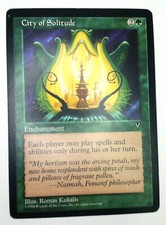 MTG 1 CITY OF SOLITUDE Magic The Gathering Card Visions Set x1 LP