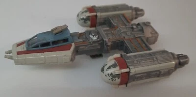 Vehículo Star Wars Action Fleet Red Y-Wing Starfighter Galoob 1996 con unidad R2 Foto 1 de 4