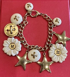 Brazalete dijes vintage de pasarela Karl Lagerfeld - Imagen 1 de 8
