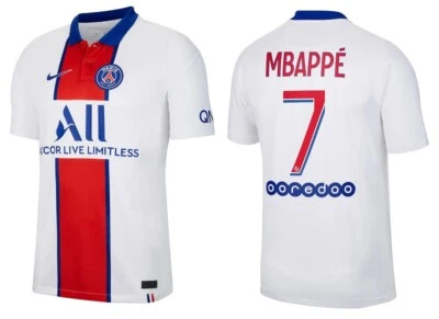 Trikot Nike Paris Saint-Germain 2020-2021 Away - Mbappe 7 I PSG Auswärts