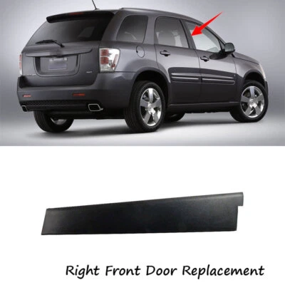 Fits 2006-2009 Equinox Torrent Front RH Passenger Door B Pillar Applique Molding - Imagem 1 de 4