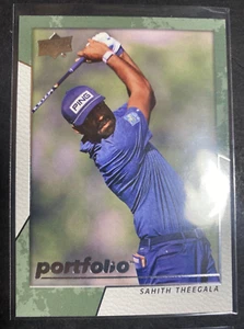 Sahith Theegala - 2024 Upper Deck Portfolio "Rookie" Golf Card #69 - Foto 1 di 2