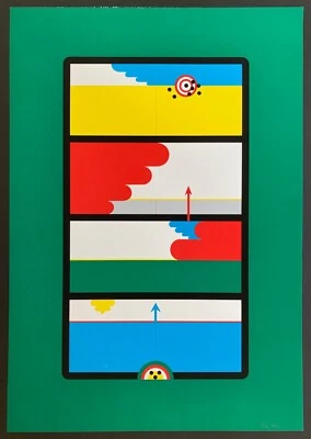 Peter Wilhelm - Signierter numm. Orig. Siebdruck - Pop-Art 1974 - Bild 1 von 2