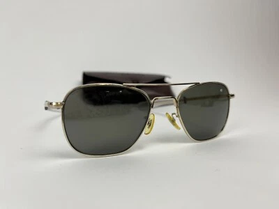 Vintage American Optical AO 12K GF 5 1/2 Pilot Aviator Sunglasses Authentic - Image 1 of 4