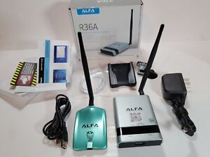 ALFA Network R36A 802.11 4G WiFi Mobile Router & Alfa AWUS036NH Long Range USB