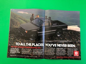 DODGE POWER RAM 50 TRUCK ORIGINAL VINTAGE PRINT AD ADVERTISEMENT PRINTED - Picture 1 of 5