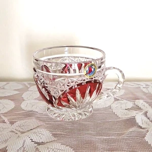 Vintage Hofbauer BYRDES Red Bird Bleikristall Sammlung - Bowlebecher (9 verfügbar) - Bild 1 von 9