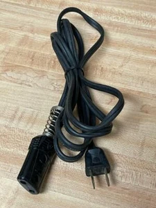 VINTAGE BAKELITE SMALL ELECTRIC APPLIANCE CORD 2 PRONG 5A 250V 10A 125V - Picture 1 of 1
