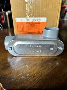 PACK OF 5 Bridgeport Conduit Body Assembly LR-43CG ** 1 inch - Picture 1 of 3