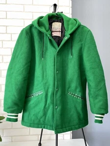 Rare 90s Vintage DeLong Sportswear Unisex Wool Jacket Coat - Picture 1 of 12