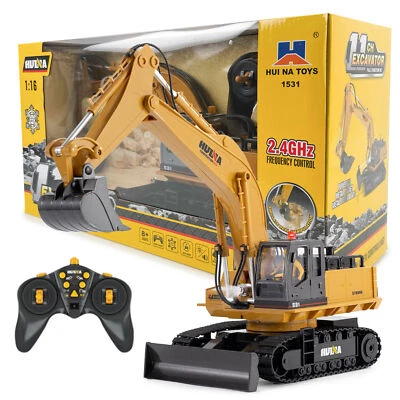 Huina 1531 Ferngesteuerter Bagger 1:16 RTR – 360° Kabine, 11 Kanäle, Metallarm - Bild 1 von 4