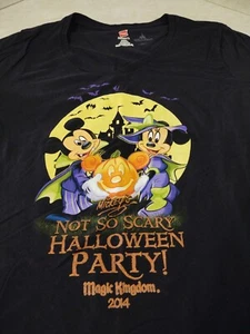 Camisa Hanes Nano Parques Disney Juvenil Grande No Tan Scary Halloween 2014 Usada - Imagen 1 de 8