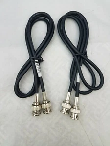 BNC Male to BNC Male RG58CU, 3FT Coaxial Cable 2 (LOT) HIGH QUALITY ! - Picture 1 of 5