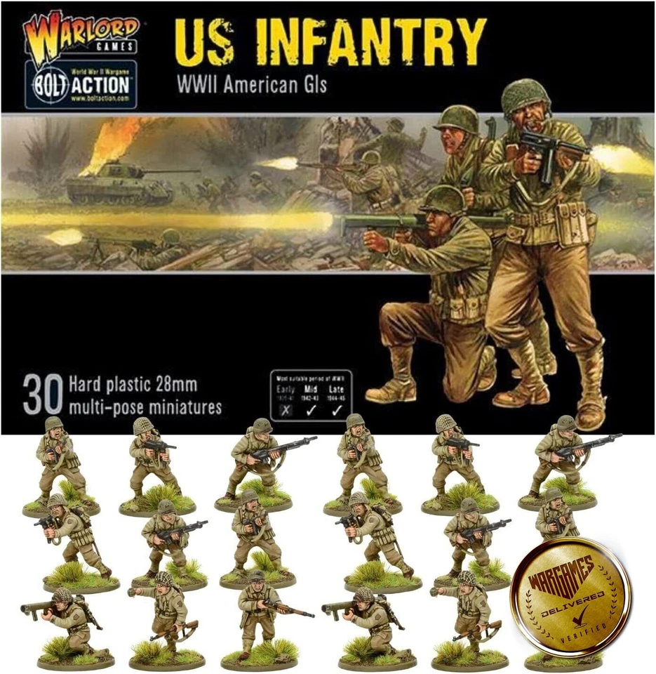 Warlord Games Bolt Action US Infantry 402013012 28mm