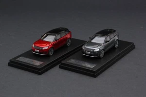 LCD | 1:64 | SET OF 2 | 2020 Range Rover Velar | Red & Anthracite Metallic - Picture 1 of 12