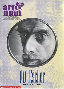 Booklet Escher Optical Art Scholastic Art & Man National Gallery of Art 1991 - Imagen 1 de 1