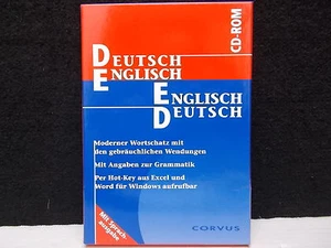 Dictionary, Deutsch - Englisch Englisch - Deutsch, CD-Rom, Marke Corvus - Bild 1 von 3