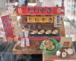DIY Billy Dollhouse Kit Japanese TAIYAKI Stand 8537 Handcraft Miniature Toy - Picture 1 of 13