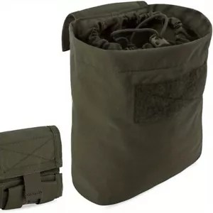 Tactical Molle Dump Pouch coulisse rivista dump bag cintura utilità borsa munizioni - Foto 1 di 13