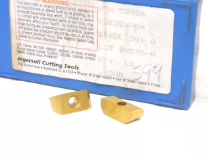 NUOVO SURPLUS 8 PEZZI. INGERSOLL CDE 334 R04 GRADO: INSERTI IN CARBURO 301 - Foto 1 di 1