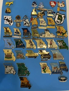 Lions Club Pin Lot Of 40 Missouri Lions MD-26 Pins Range 1961-2009 - Picture 1 of 11