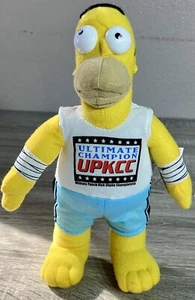 Nanco Homer Simpson Ultimate Champion UPKCC. 2010 Eleven inch Plush Toy. - Picture 1 of 15