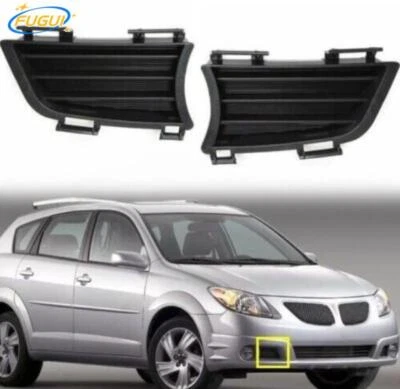 Par de cubiertas antiniebla para parachoques delantero izquierdo y derecho Pontiac Vibe 2005-2008 Foto 1 de 4