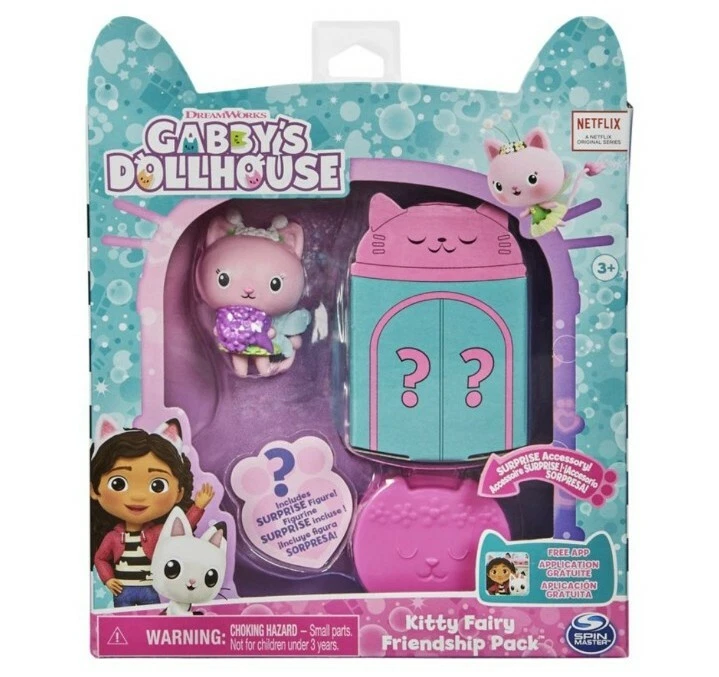 NUEVO PAQUETE DE AMISTAD GABBY'S DOLLHOUSE NETFLIX GATITO HADAS Figura Sorpresa Marca  Foto 1 de 1
