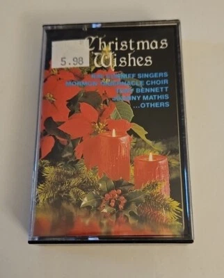 1978 Christmas Wishes Cassette - Ray Conniff Singers Mormon Tabernacle Choir Etc - Image 1 of 4