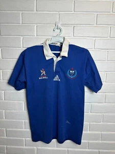 Camiseta deportiva de rugby vintage para hombre Adidas Manu Samoa muy rara talla M azul años 90 - Imagen 1 de 15