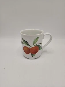 Royal Worcester " Evesham M" 3 5/8 Inch Mug- Orange / Peach - Picture 1 of 4