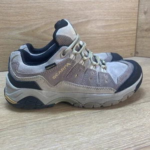 Scarpa Gore Tex Hiking Shoes Trail Shoes Women's Size 7 Tan - Picture 1 of 12