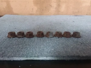 2012 12 KAWASAKI ZX6R EXHAUST HEADER nuts set oem 09-12 - Picture 1 of 2