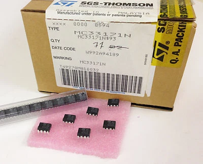 5 pieces MC33171N | LOW POWER OPERATIONAL AMPLIFIER | 4V-44V | comp. 741 | DIP8 - Image 1 of 4