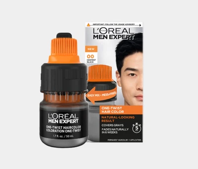 L Oreal Men Expert One Twist Hair Color Light Brown Covers Gray in 5 Minutes - Image 1 of 4