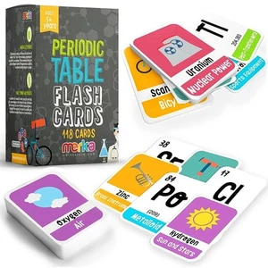Periodic Table of Elements for Kids, Learn Science and Chemistry, 118 Flashcards - Picture 1 of 7