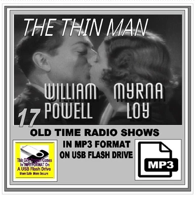 THE THIN MAN 17 Select Oldtime Radio Shows In MP3 Format On USB Flash Drive - Image 1 of 4