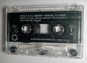 VICO C & D.J. NEGRO * Mision: La Cima * Reggaeton * Cassette 1990 * Puerto Rico - Picture 1 of 2