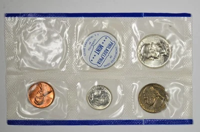1959 P BU US Mint Set Coins 1C 5C 10C 25C in Mint Cellophane - Image 1 of 3