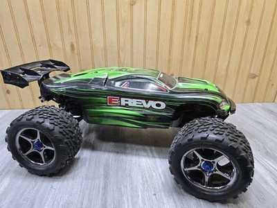 *RARE* Traxxas E-Revo 1.0 Monster Truck Roller Nice !  - Image 1 of 4