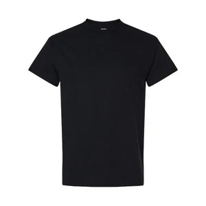 Gildan Heavy Cotton™ T-Shirt - Black - Gildan 5000 - Picture 1 of 3