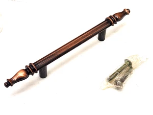 SET BESTEHEND AUS 2 - AJAX #9585 ALTER SCHWARZER KUPFERSCHRANK 6 ZOLL LANGER ZUG MIT SCHRAUBEN - Bild 1 von 5