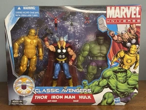 Juego de figuras clásicas Avenger Universo Marvel Hulk Thor Iron Man Ant Man Avispa Nuevo - Imagen 1 de 7