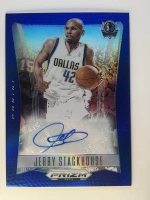 2023-24 Panini Prizm Deca Jerry Stackhouse Auto /35 Dallas Mavericks - Imagem 1 de 2